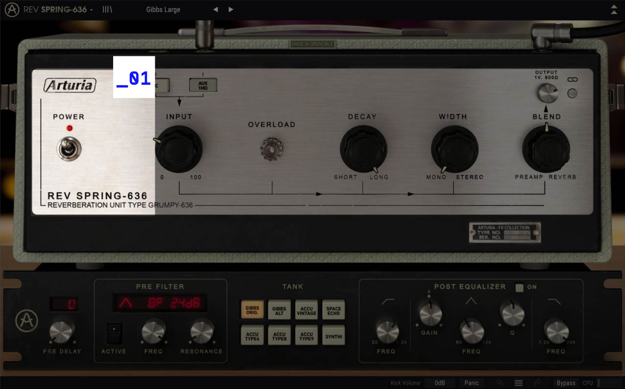 Vintage preamp