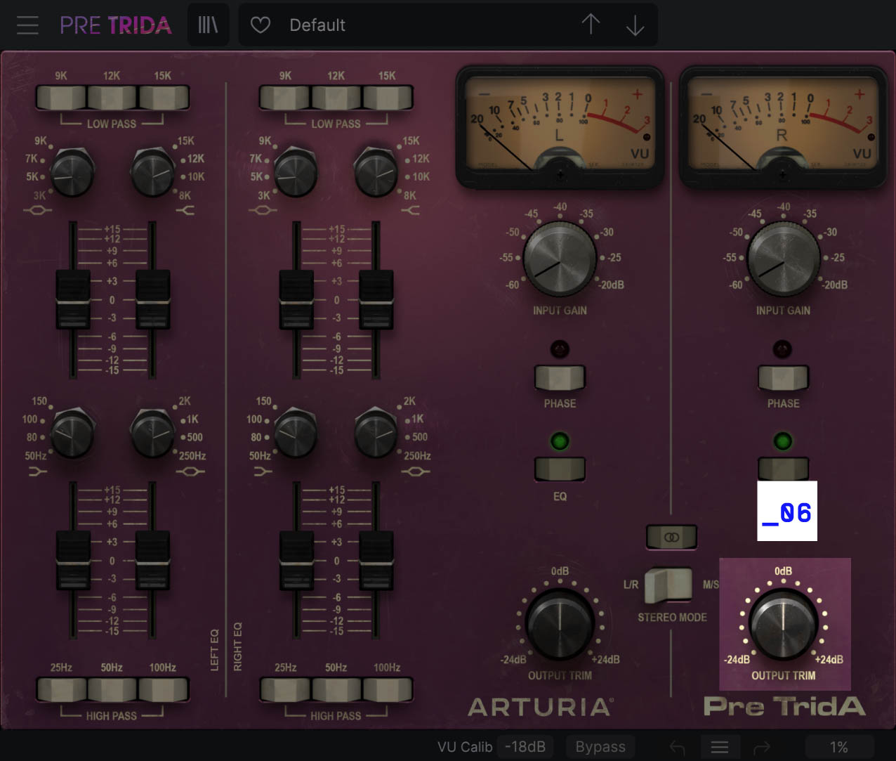 Output Trim